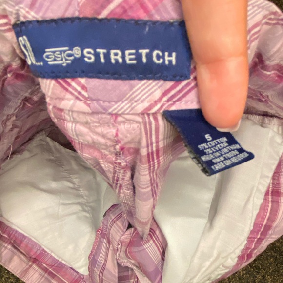 Purple plaid shorts - Picture 3 of 7